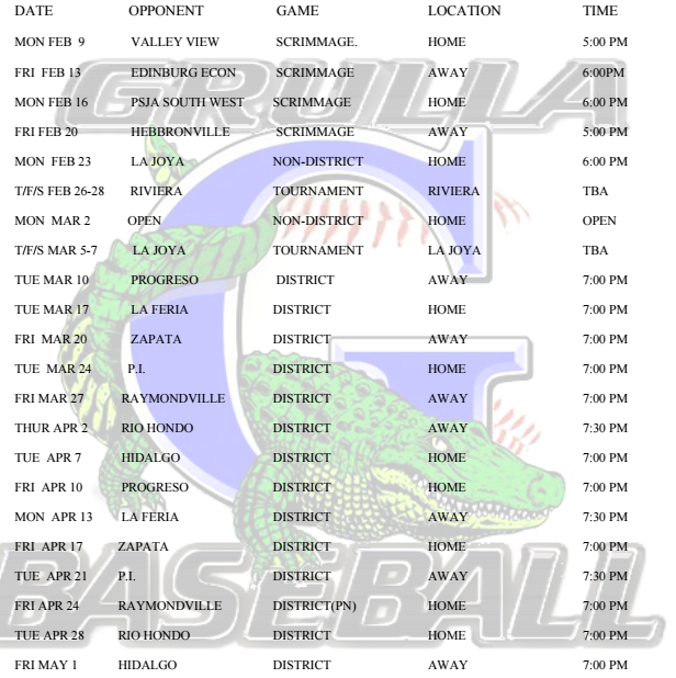 32-4A | Texas Highschool Baseball