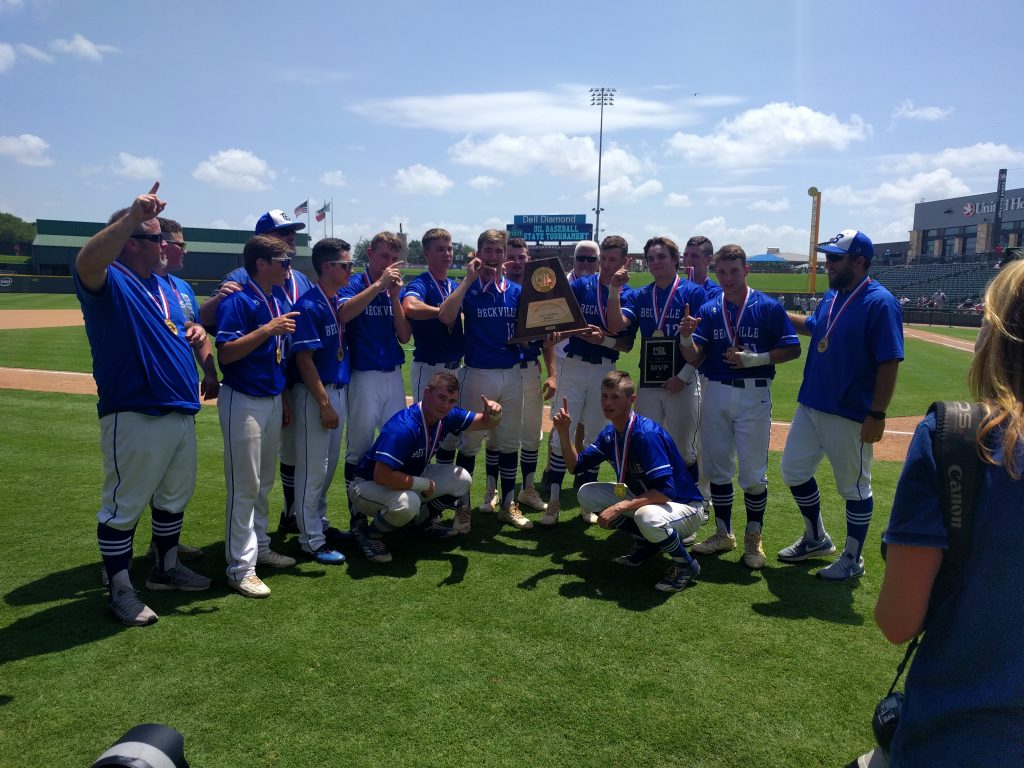 Beckville claims firstever state championship in extra inning thriller