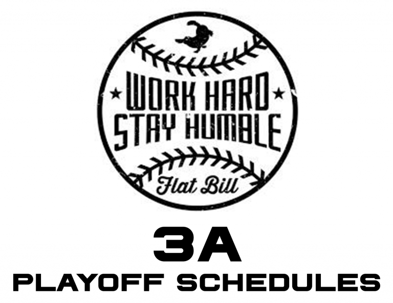 3A Flat Bill Area Playoff Schedules