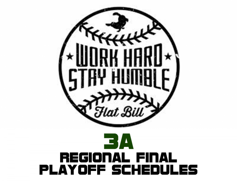 3A Flat Bill Regional Final Playoff Schedules
