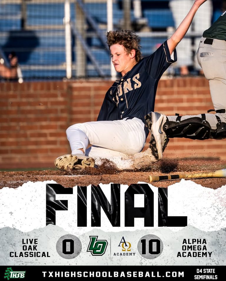Freshman Volker Leads Alpha Omega to Run-Rule Win over Live Oak Classical