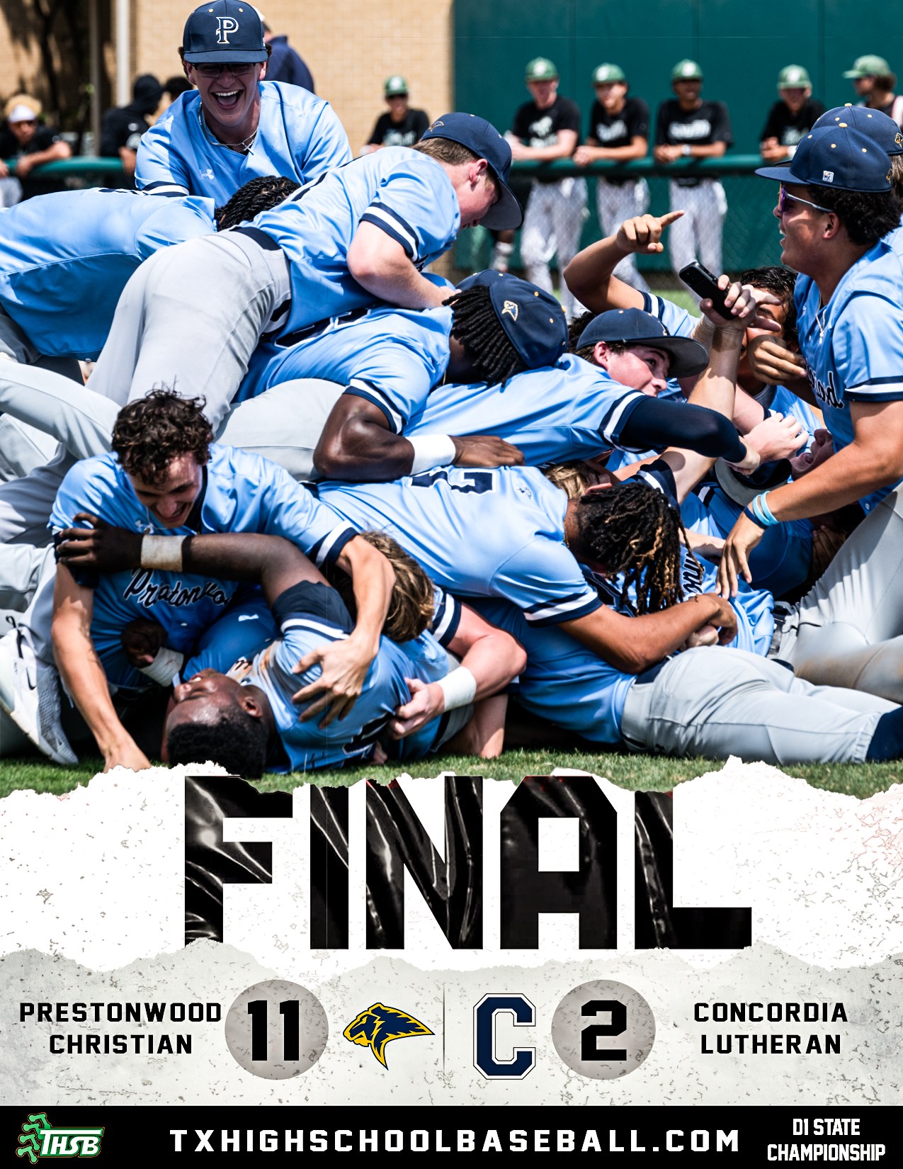 Prestonwood Christian Erupts in 2nd Inning, Captures TAPPS Division 1 State Championship