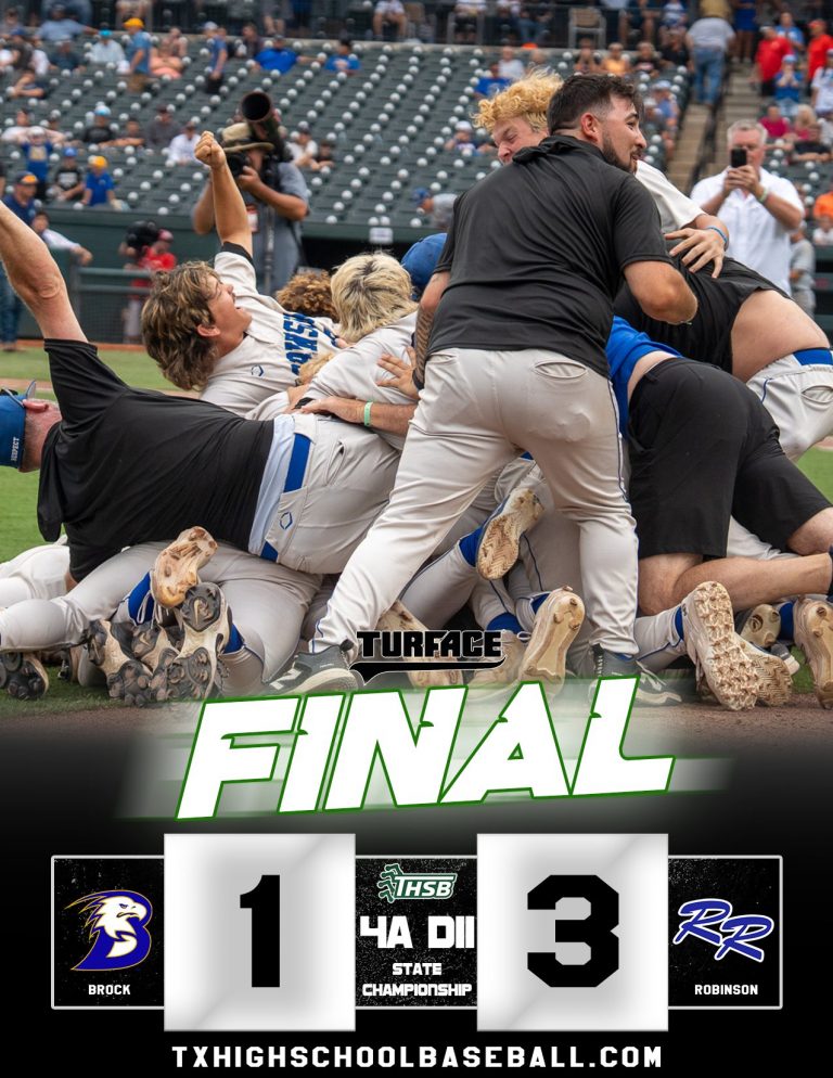 Robinson Claims First State Championship With 3-1 Win Over Brock
