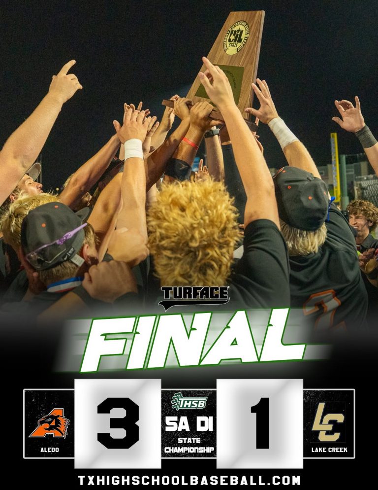 Aledo Repeats as 5A Division I State Champions with 3-1 Victory Over Lake Creek