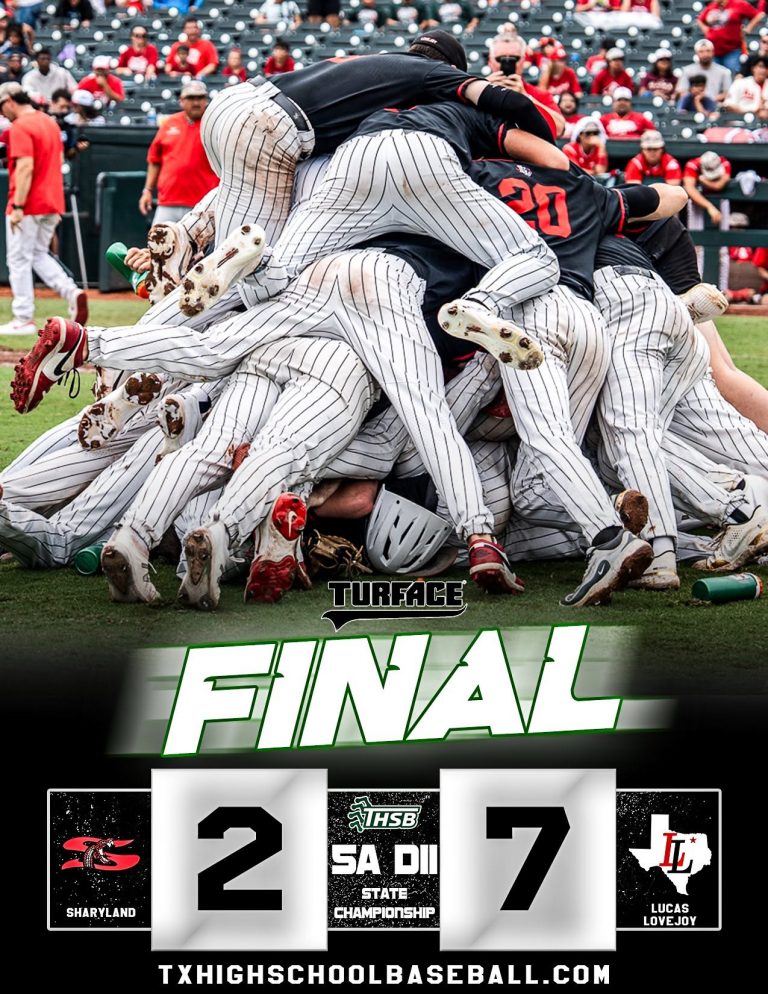 Lovejoy Captures First State Baseball Championship with 7-2 Victory Over Sharyland