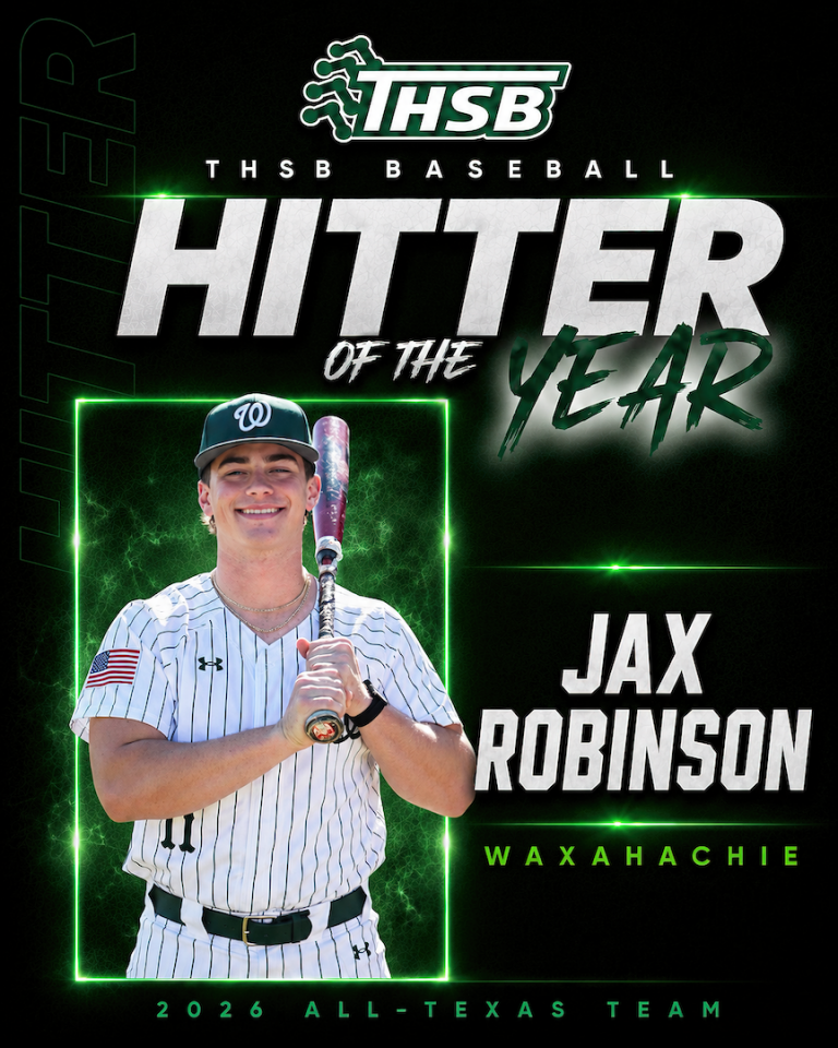 THSB All-Texas Team 2026: Jax Robinson – Hitter of the Year