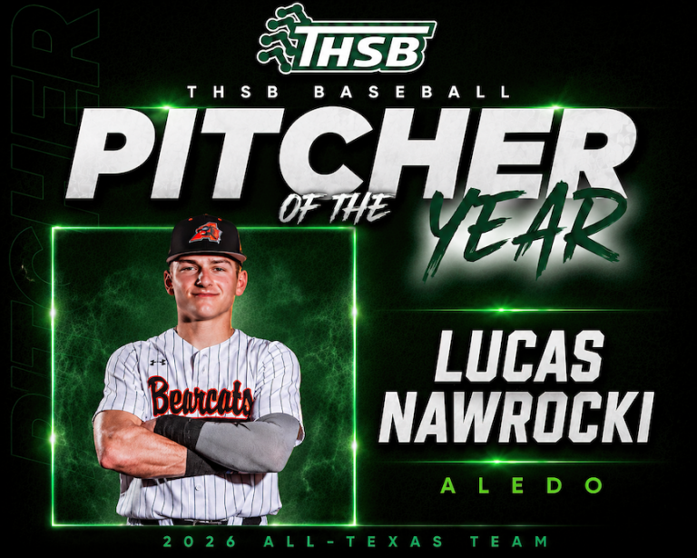THSB All-Texas Team 2026:  Lucas Nawrocki – Pitcher of the Year